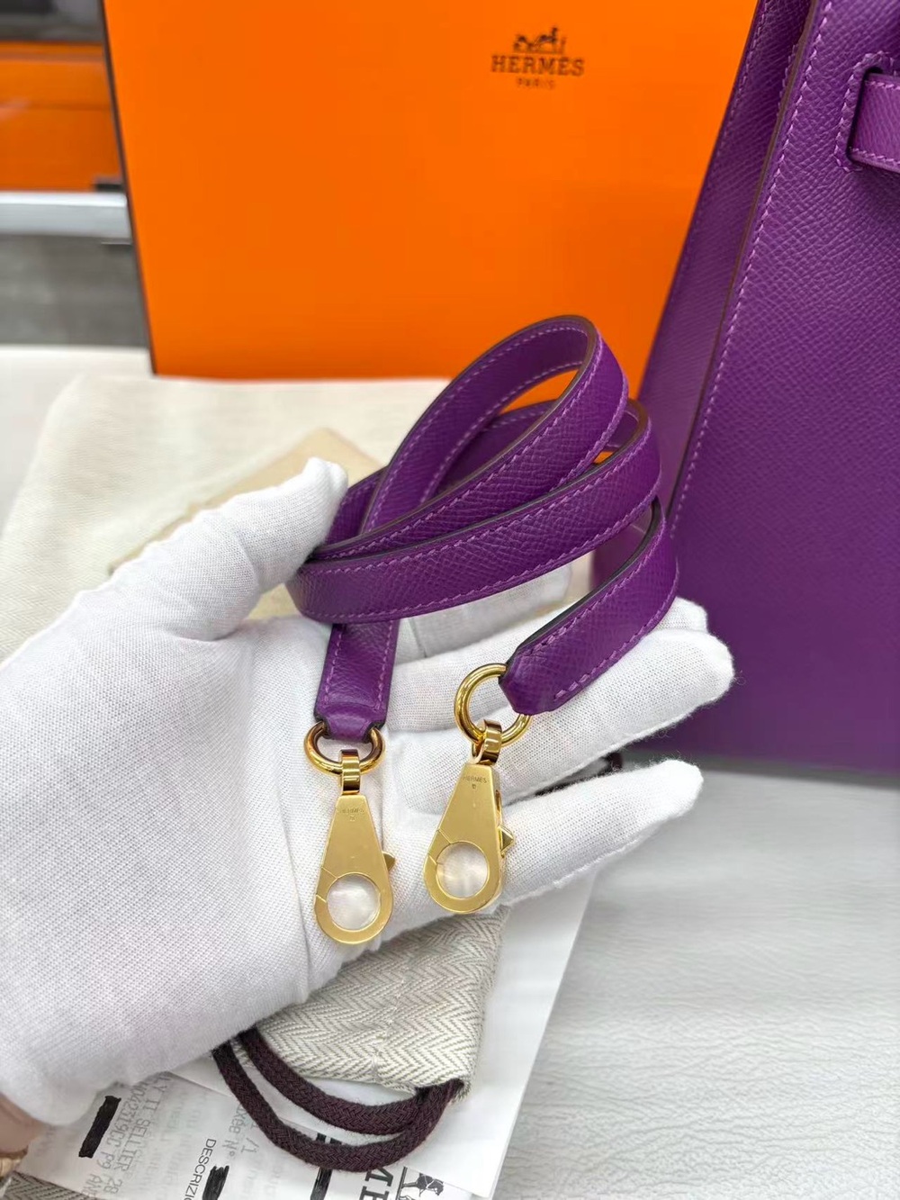 Hermes Epsom Kelly Sellier 28 Anemone - Picture 10 of 16